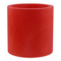 Pot Cylindre diamètre 50 x hauteur 50 cm, simple paroi, Vondom rouge