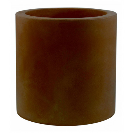 Pot Cylindre diamètre 50 x hauteur 50 cm, simple paroi, Vondom bronze