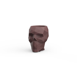 Skull Petit Pot Tête de mort, Origami, Vondom écru, 19x15xH18cm