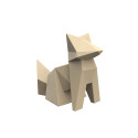 Kitsune, renard origami XL, Vondom beige 151x78x120cm