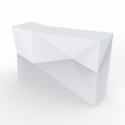 Banque d'accueil Origami, élément droit, Proselec blanc Mat