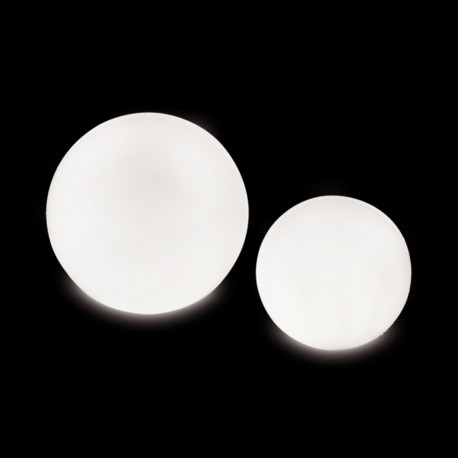 Lampe globe d'intérieur Globo In, Slide Design blanc Diamètre 30 cm