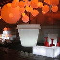 Lampe Globo Hanging Out, Slide Design blanc Diamètre 70 cm
