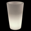 Grand X-pot lumineux, Slide Design blanc Hauteur 135 cm