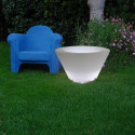 Petit X-pot lumineux, Slide Design blanc Hauteur 33 cm