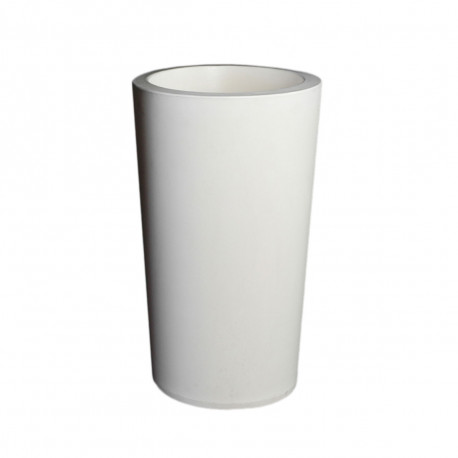 Grand X-pot blanc, Slide Design blanc Hauteur 135 cm
