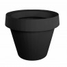 Pot géant Gio Tondo, Slide Design noir H 92 cm