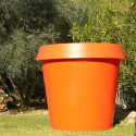 Pot géant Gio Tondo, Slide Design orange H 92 cm