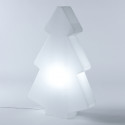 Sapin de Noël lumineux Lightree Indoor, Slide Design blanc Hauteur 45 cm