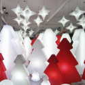 Sapin de Noël lumineux Lightree Indoor, Slide Design rouge Hauteur 100 cm