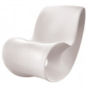 Rocking chair design Voido, Magis blanc mat Mat
