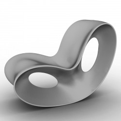Rocking chair design Voido, Magis gris mat