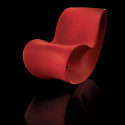 Rocking chair design Voido, Magis rouge orange mat Mat