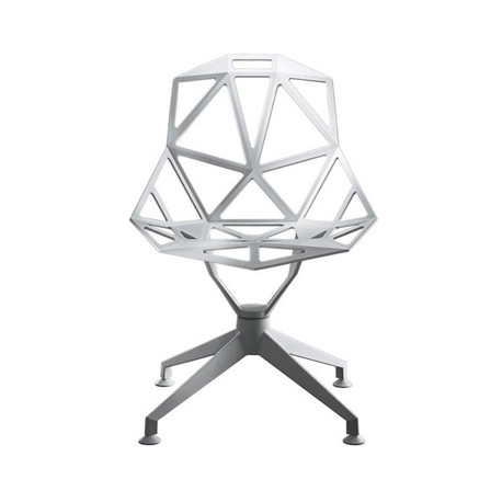 Chaise design One étoile pivotante Magis blanc