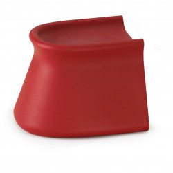 Table/Tabouret design Pal hauteur d\'assise 40 cm, Vondom rouge