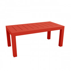 Table rectangulaire Jut L180cm, Vondom rouge