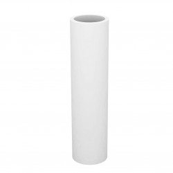 Pot Torre avec réserve d\'eau, blanc, Vondom, diamètre 20 cm x hauteur 80 cm