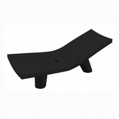 Chaise longue Low Lita, Slide Design noir
