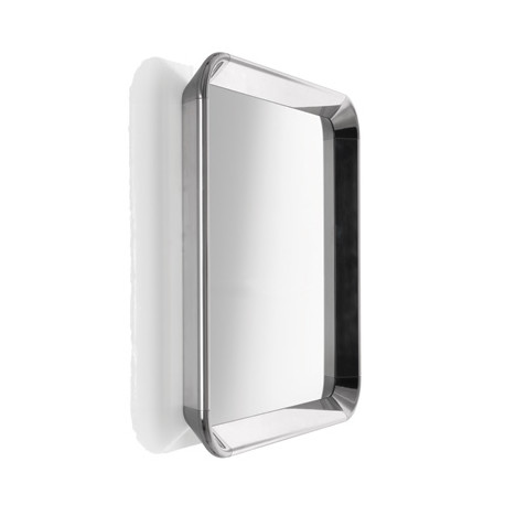 Miroir carré design Déjà Vu, Magis aluminium poli