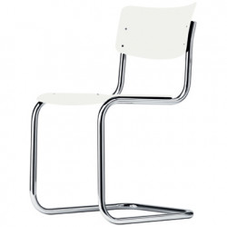 S43 Chaise luge Cantilever, Thonet blanc