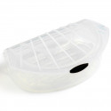 Papillote en silicone MeShell, Siliconezone transparent Taille M