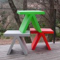 Table d'appoint Toy, Slide Design gris