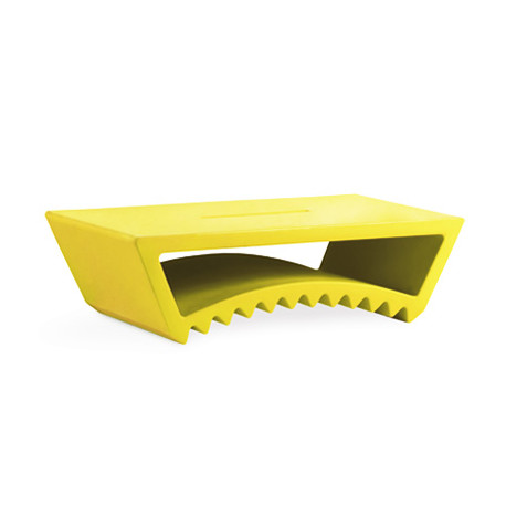 Table basse design Tac, Slide Design jaune