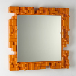 Miroir mural Pixel, Slide Design orange