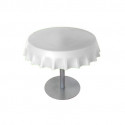 Fizzz, table basse ronde design, Slide Design blanc