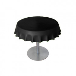 Fizzz, table basse ronde design, Slide Design noir