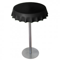 Table haute Fizzz, Slide Design noir