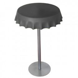 Table haute Fizzz, Slide Design gris