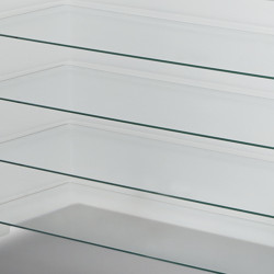 Etagère pour Break Line Bar, Slide Design verre opaque