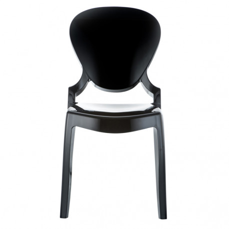 Queen 650 chaise design, Pedrali noir