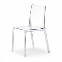 Blitz 640 chaise, Pedrali transparent