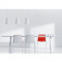 Arki, grande table design, Pedrali blanc 240x120 cm