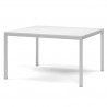 Kuadro table carrée, Pedrali blanc L90x90cm