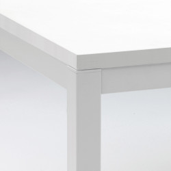 Kuadro table rectangulaire, Pedrali blanc L120x69cm