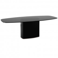 Aero, table design L220 cm, Pedrali noir