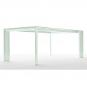 Table Grande Arche, Fast blanc L220 cm