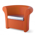 Fauteuil Kalla, Slide Design orange Mat