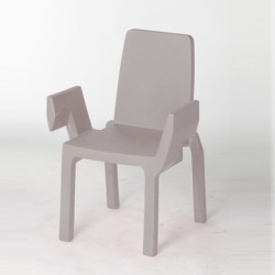 Chaise Doublix, Slide Design gris