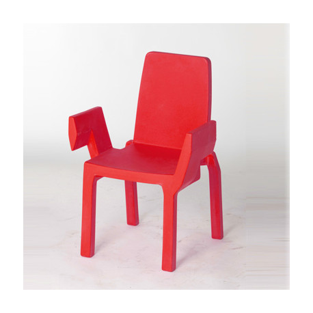 Chaise Doublix, Slide Design rouge