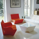 Fauteuil modulable Kami Ichi, Slide Design orange Mat
