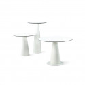 Table ronde Hoplà, Slide design lumineux D100xH72 cm