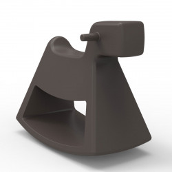 Chaise à bascule Rosinante, Vondom bronze Petit modèle
