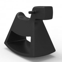 Chaise à bascule Rosinante, Vondom noir Grand modèle