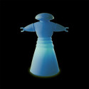 Lampe Mr Bot, Slide Design bleu