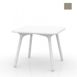 Table Sloo 90, Vondom taupe 90x90x72 cm