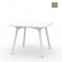 Table Sloo 90, Vondom taupe 90x90x72 cm